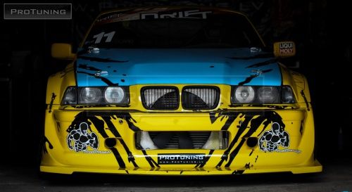 GT-R Style Drift Wide Full Bodykit For BMW E36 Coupe - Additional Image