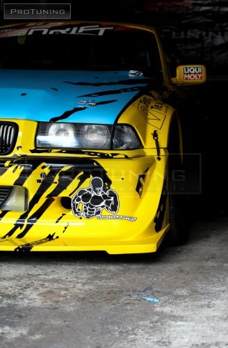 GT-R Style Drift Wide Full Bodykit For BMW E36 Coupe - Additional Image