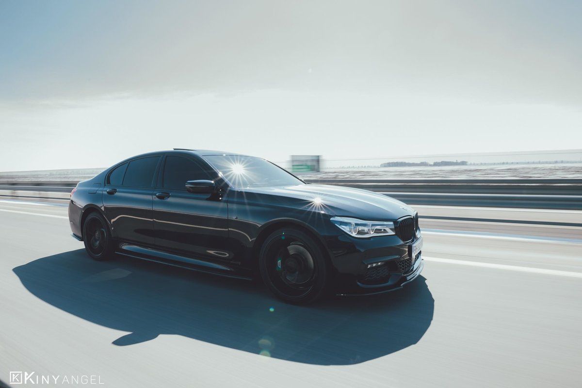 Performance Rear bumper Side Splitters flaps ABS Gloss For BMW G11 / G12 - Additional Image