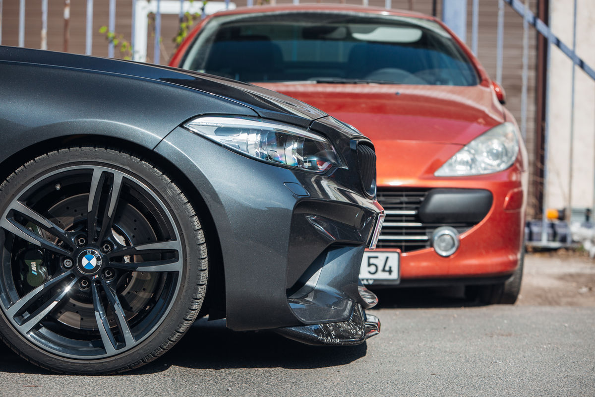 Front Bumper splitter performance addon For BMW 2 Series F87 M2 M - Additional Image