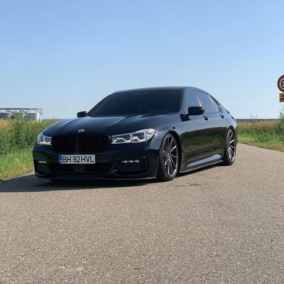 For BMW G11 / G12 7 Series M-Sport Front Bumper Splitter Performance Fiberglass - Additional Image