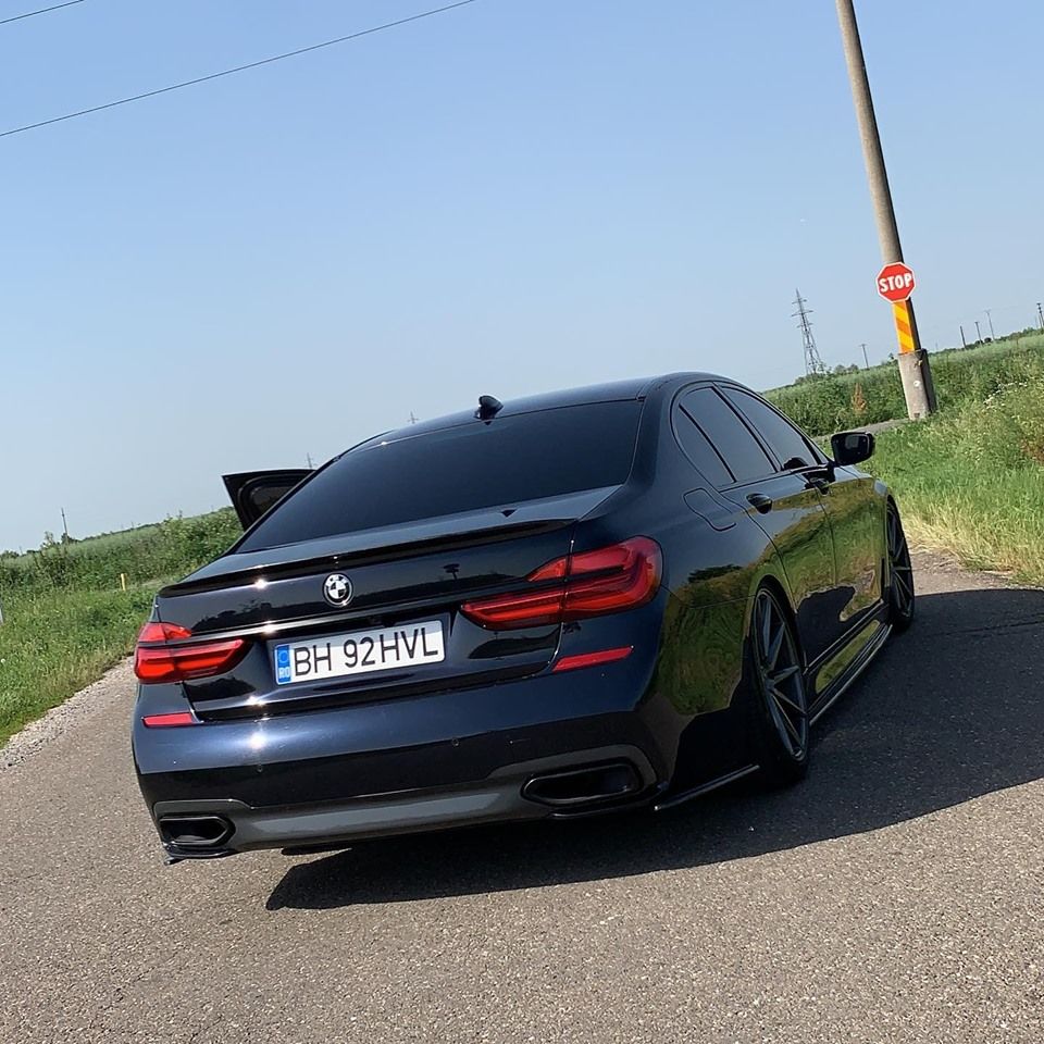 Performance Rear bumper Side Splitters flaps ABS Gloss For BMW G11 / G12 - Additional Image