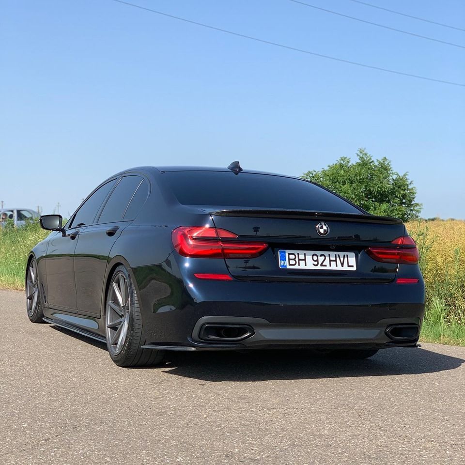 Performance Rear bumper Side Splitters flaps ABS Gloss For BMW G11 / G12 - Additional Image