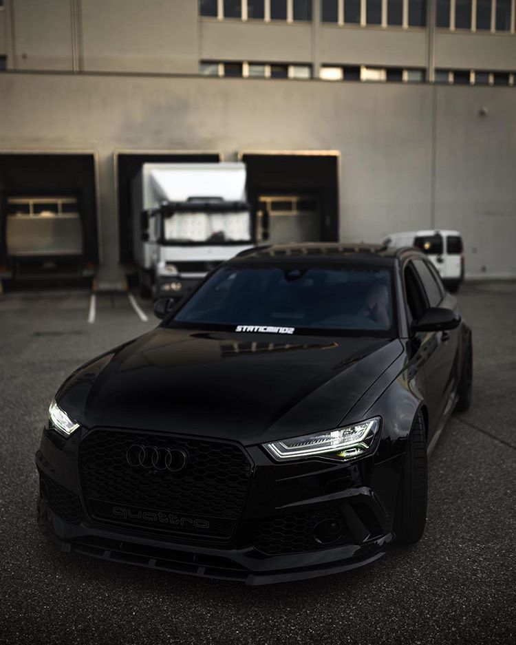 RS6 C7 4G Front Bumper Lip Spoiler Splitter P-Performance Gloss - Additional Image