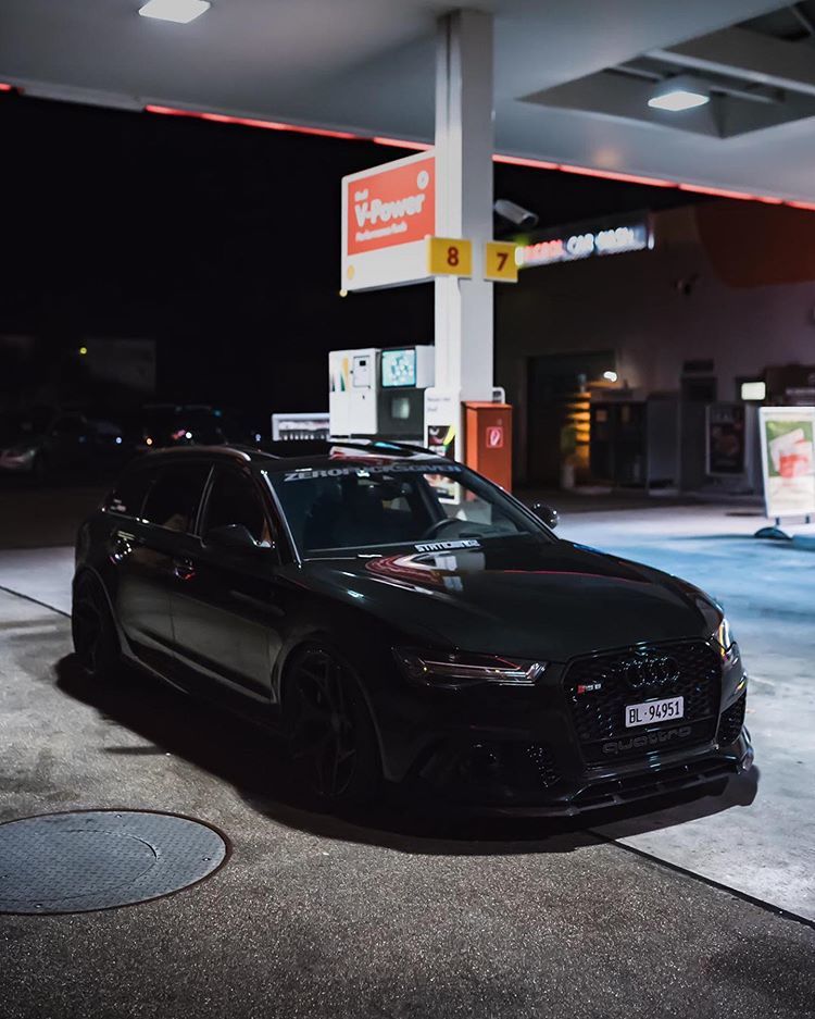 RS6 C7 4G Front Bumper Lip Spoiler Splitter P-Performance Gloss - Additional Image