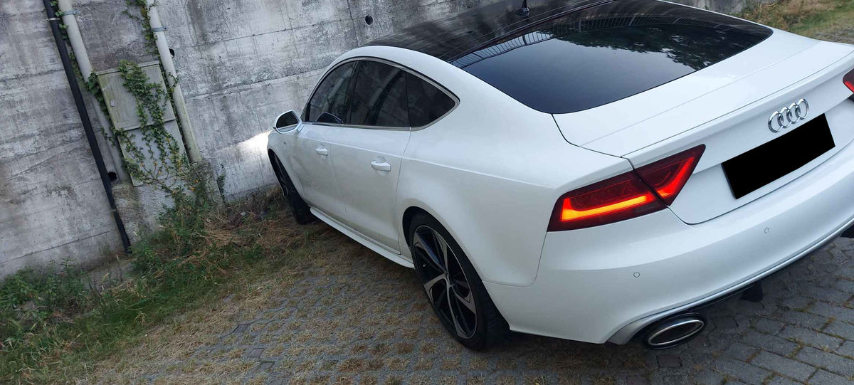 Carbon Performance Sideskirts addons / blades / sill covers For Audi A7 4G8 - Additional Image