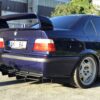 P-Performance Rear Bumper diffuser addon with ribs / fins For BMW E36 M Sport / M3 - Additional Image