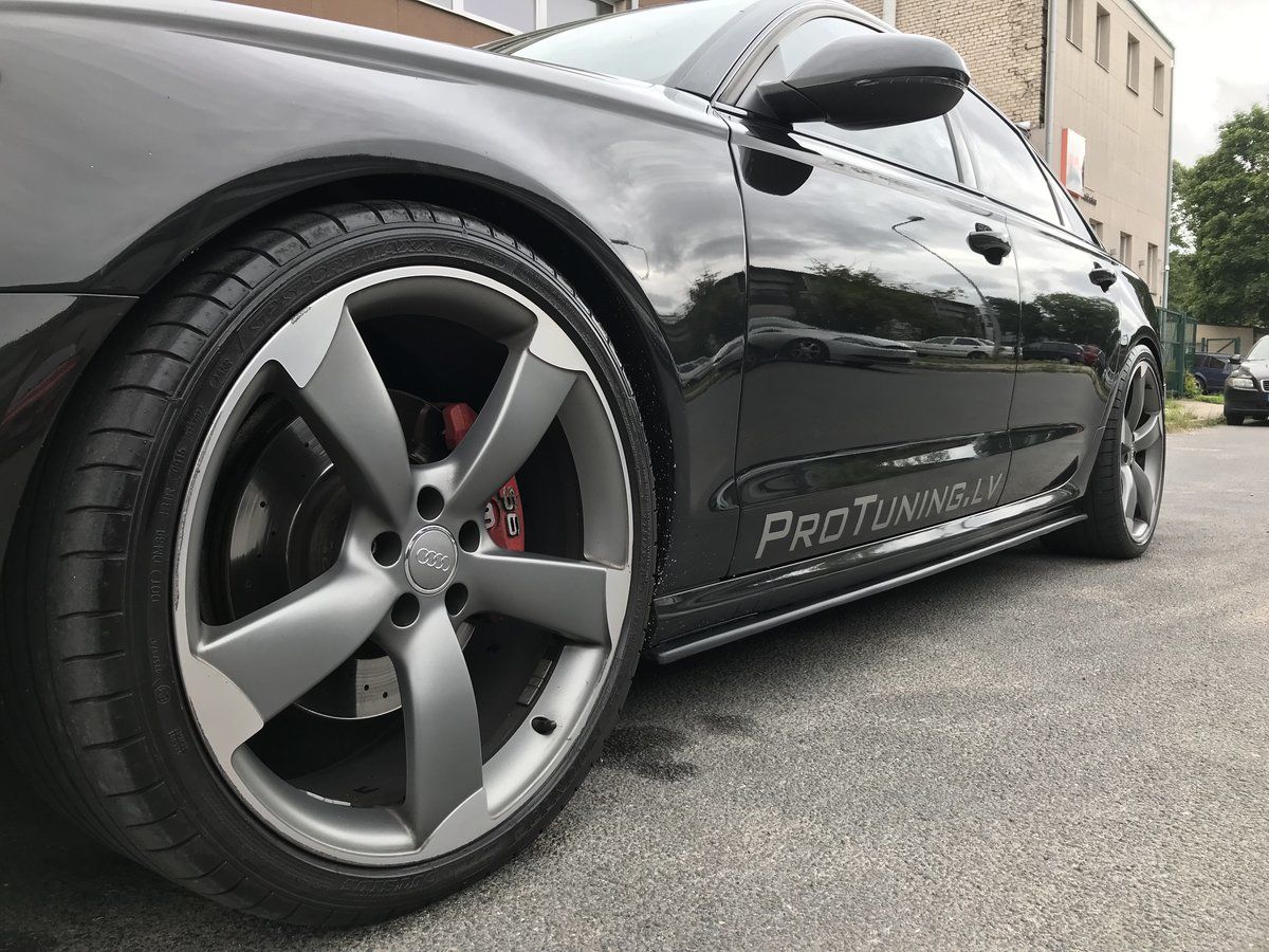 Performance Underskirt set for Audi A7 / S7 4G Side skirts addons - Additional Image