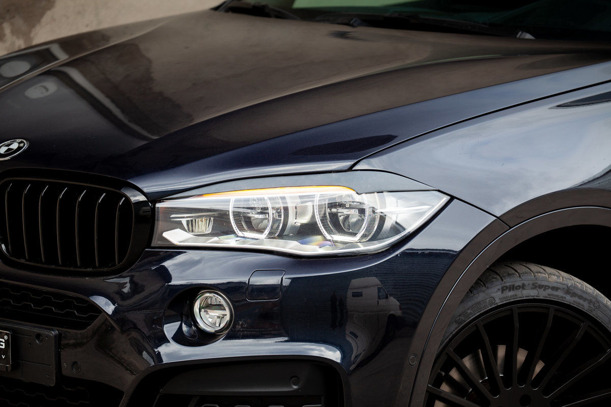 ABS Eyebrows / Headlight covers / mask for BMW X6 F16 / X6M F86 - Additional Image