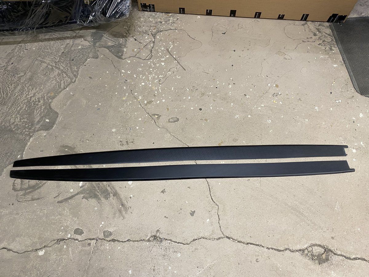 Performance Sideskirts addons/ blades For BMW F10 / F11 10-17 ABS Matt - Additional Image