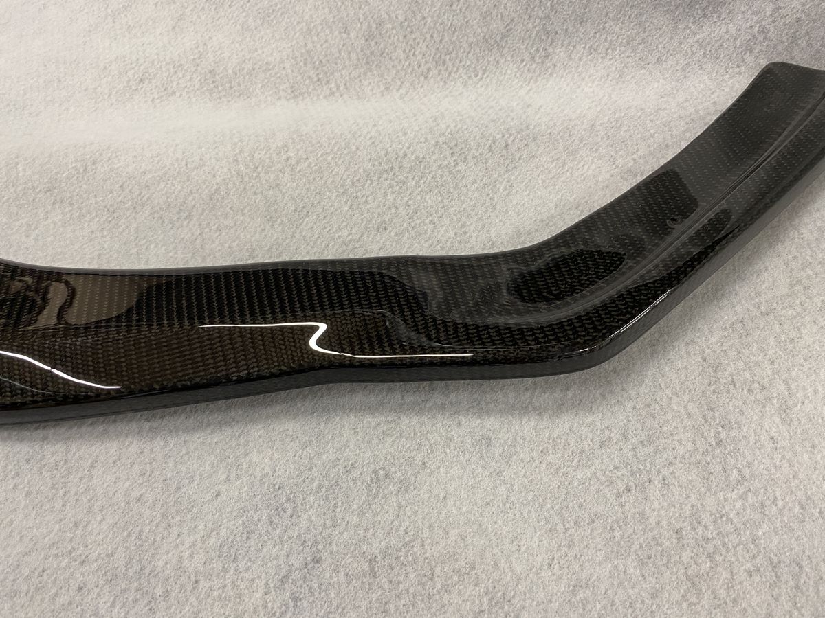 P-Performance RS7 4K8 19-23 Front Bumper Flat Lip Spoiler Carbon Splitter - Additional Image