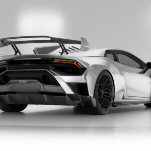 Takapuskurin diffuusorin splitter - helmalevike Lamborghini Huracan STO:lle