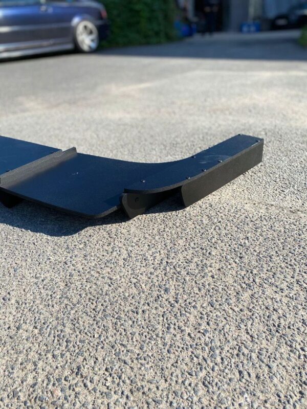 P-Performance Rear Bumper diffuser addon with ribs / fins For BMW E36 M Sport / M3 - Additional Image