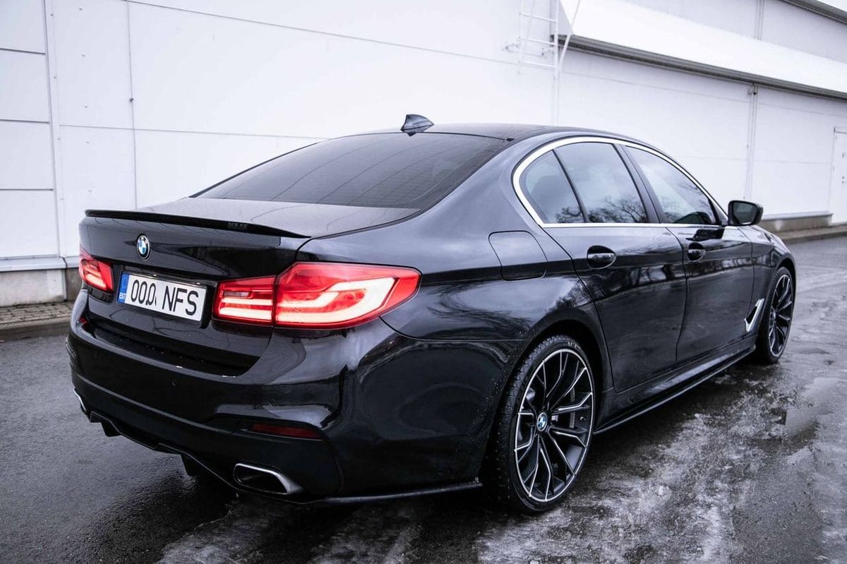 For 5 G30 G31 M Sport Rear bumper Side Splitters flaps CARBON - Additional Image