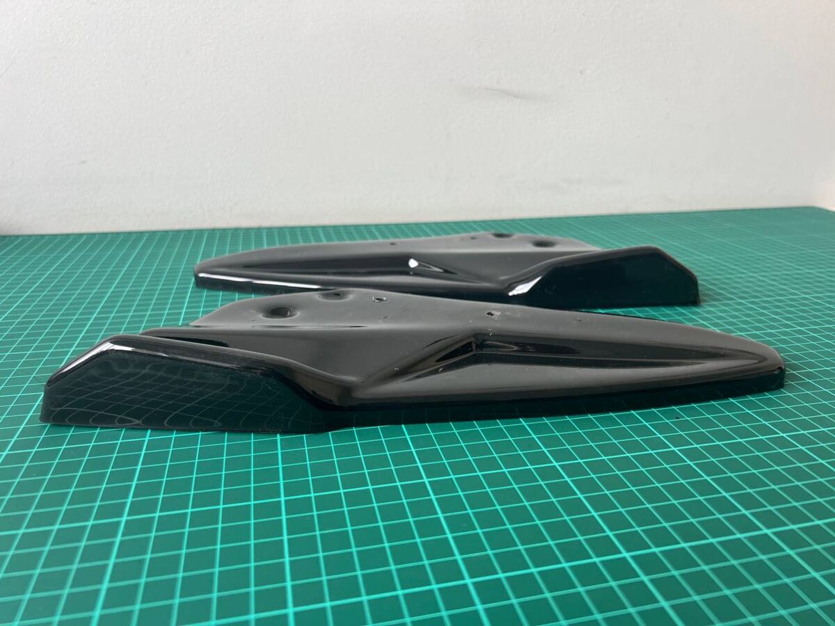 Rear bumper side diffuser flaps with fin for Cupra Formentor - Additional Image