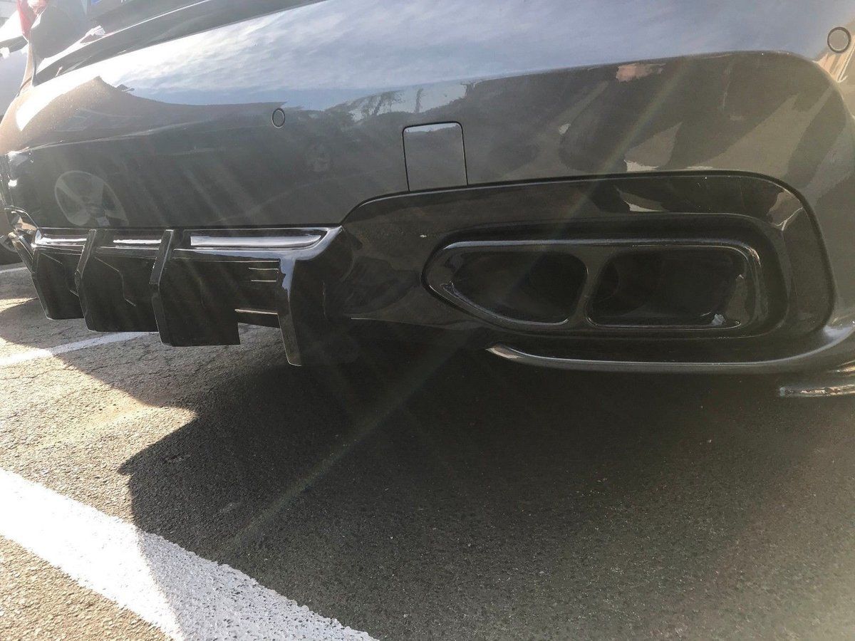 P-Performance Rear Bumper Carbon Fibre diffuser for BMW G11/G12 M Sport - Additional Image
