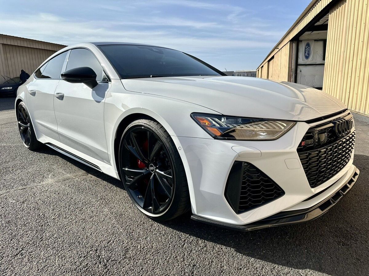 P-Performance RS7 4K8 19-23 Etupuskurin Tasainen Lipas Spoileri Hiilikuitusplitteri