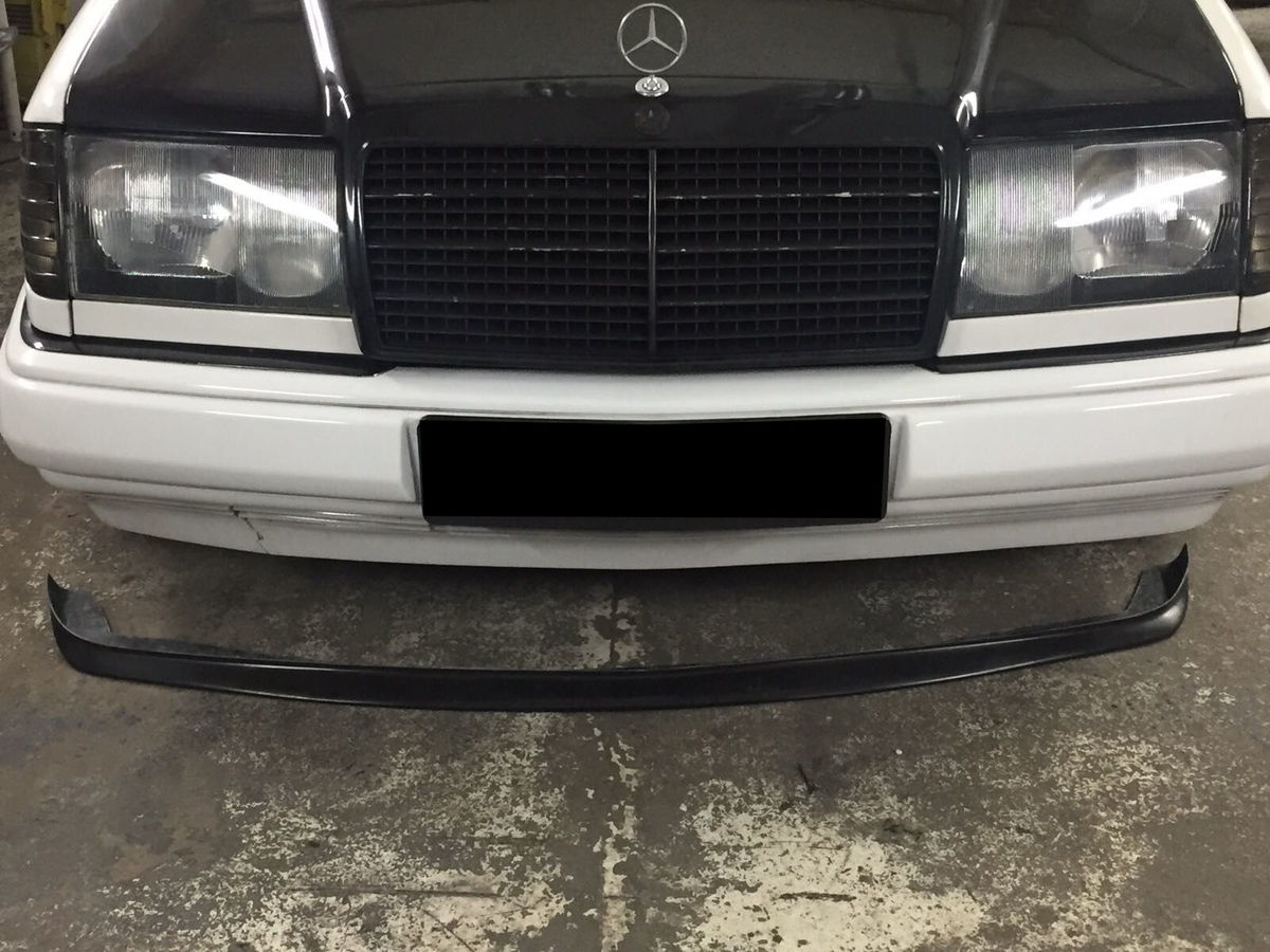 P-Performance Sport Front bumper Spoiler lip splitter For Mercedes W124 SE - Additional Image