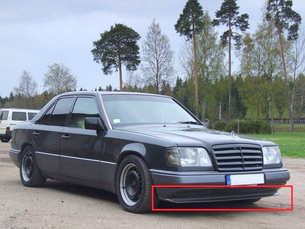 P-Performance Sport Etupuskurin Spoileri Huulilippa Mercedes W124 SE:lle