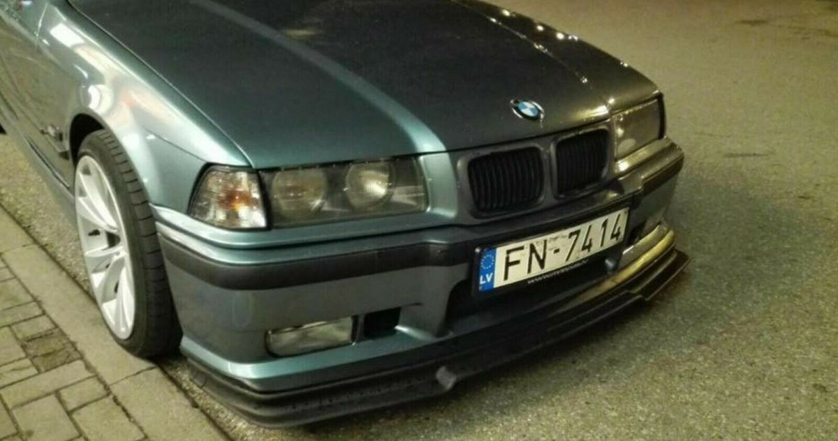 GTR M3 / M Sport Front Bumper spoiler/ splitter For BMW E36 - Additional Image