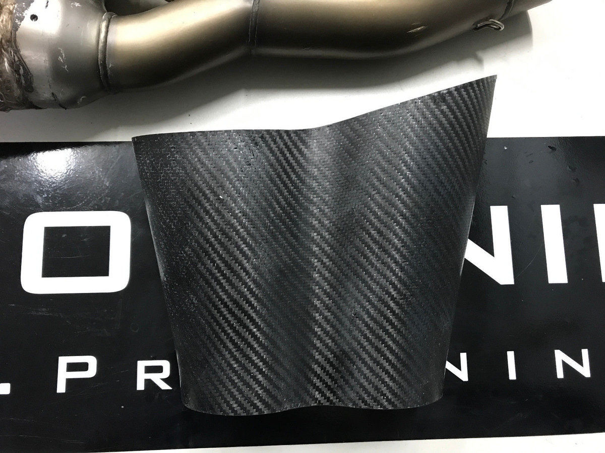 Carbon fiber repack repair kit for Ducati Diavel Termignoni exhaust muffler - Additional Image
