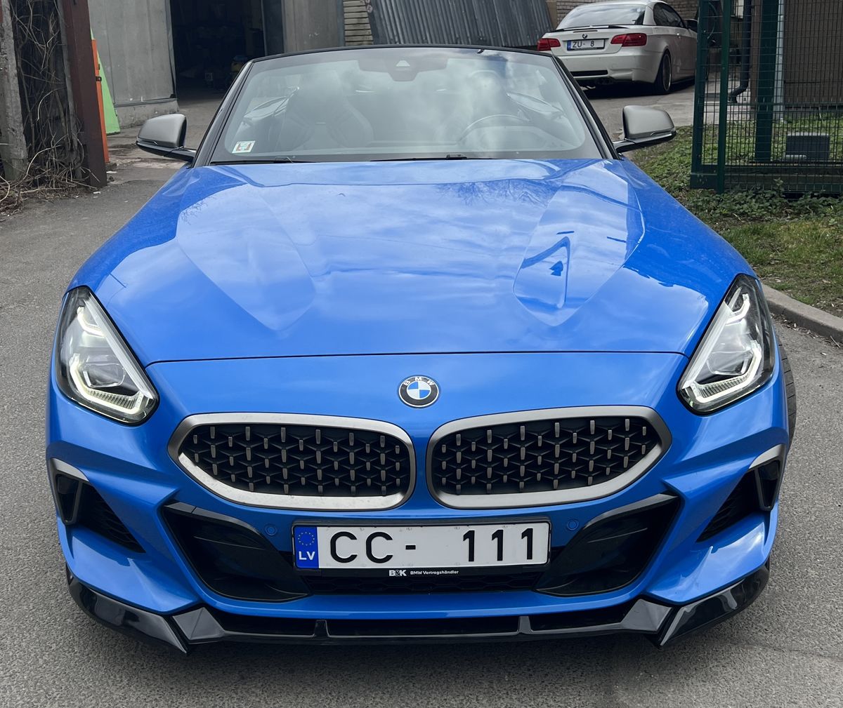 Black Gloss Performance splitter for BMW Z4 G29 M Sport - Additional Image